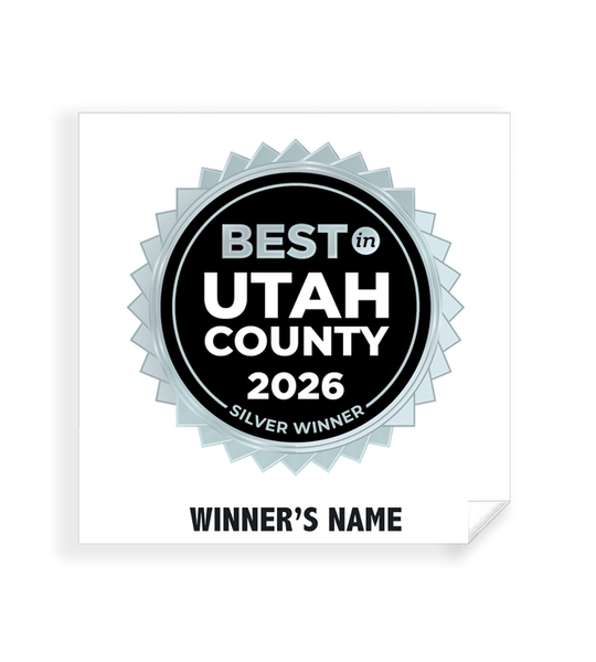Best in Utah County - Simple Window Clings