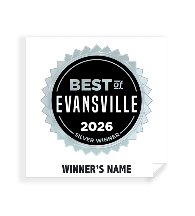 Best of Evansville - Simple Window Clings