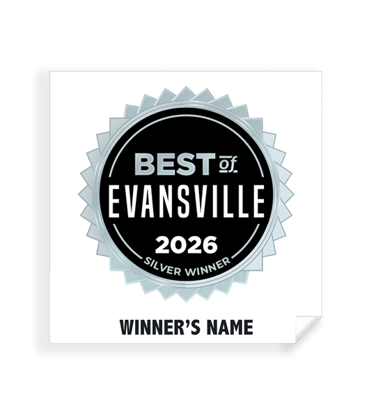 Best of Evansville - Simple Window Clings