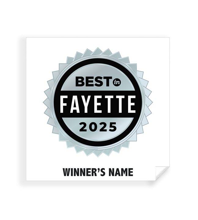 Best in Fayette - Simple Window Clings