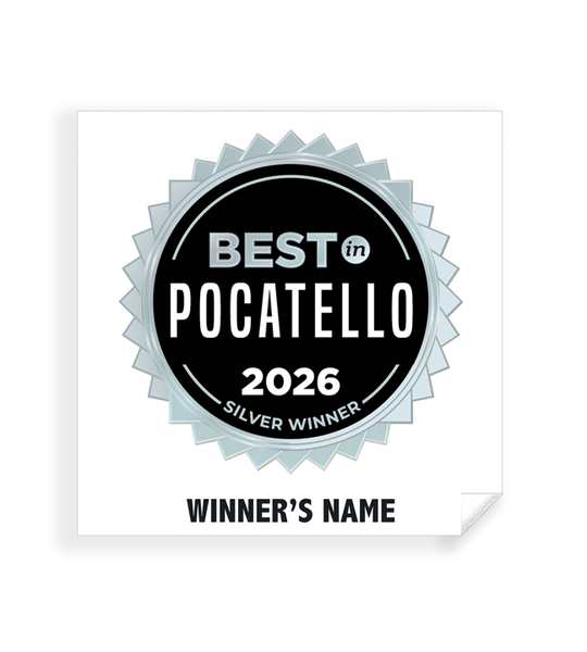 Best in Pocatello - Simple Window Clings