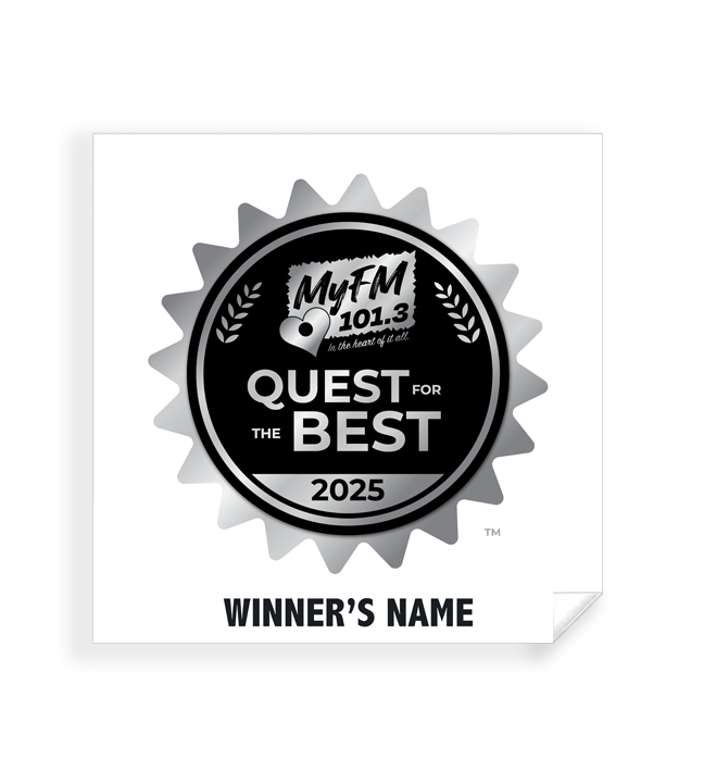 MyFM Quest for the Best - Simple Window Clings