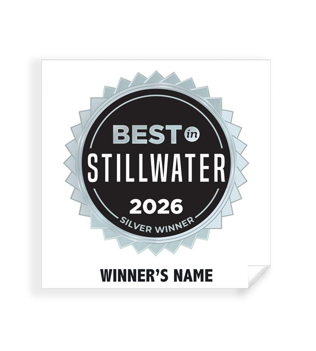 Best in Stillwater - Simple Window Clings