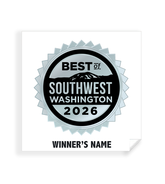 Best of Southwest Washington - Simple Window Clings