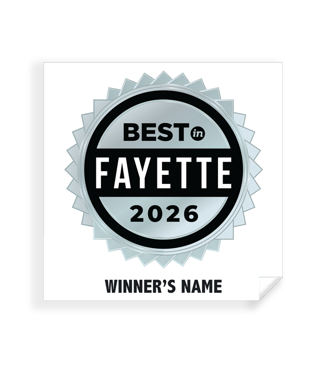 Best in Fayette - Simple Window Clings