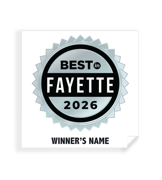 Best in Fayette - Simple Window Clings