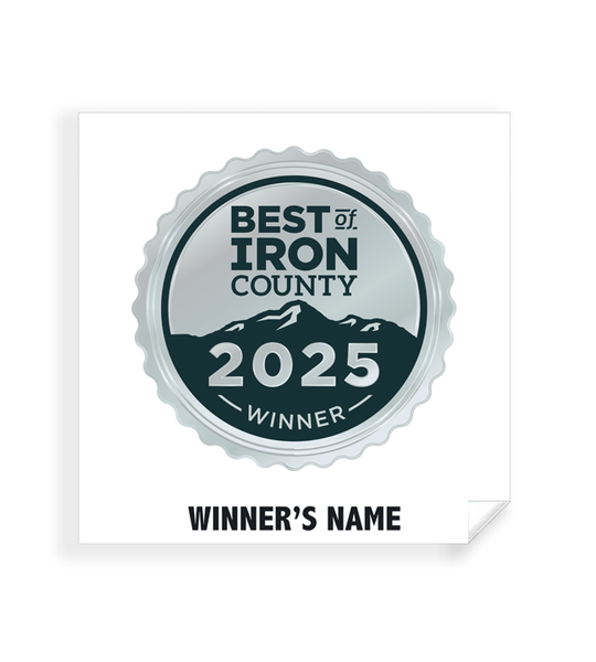 Best of Iron County - Simple Window Clings