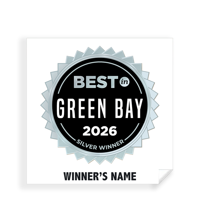 Best in Green Bay - Simple Window Clings