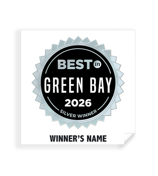 Best in Green Bay - Simple Window Clings