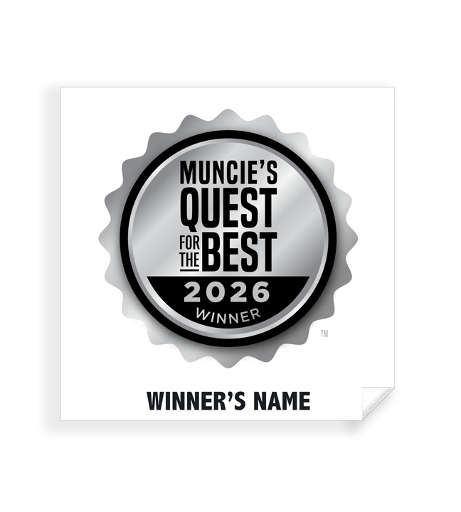Muncie's Quest for the Best - Simple Window Clings