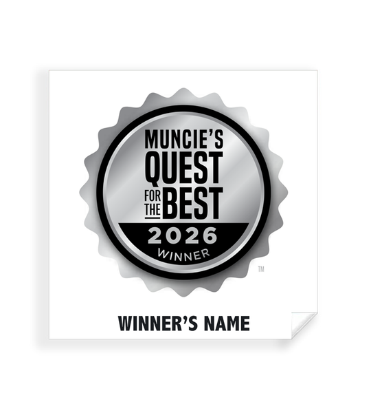 Muncie's Quest for the Best - Simple Window Clings