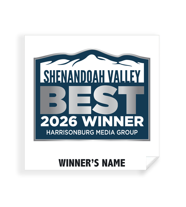 Shenandoah Valley Best - Simple Window Clings