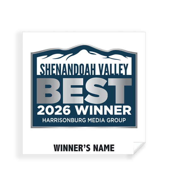 Shenandoah Valley Best - Simple Window Clings