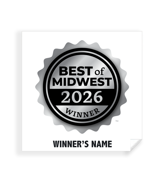 Best of Midwest - Simple Window Clings