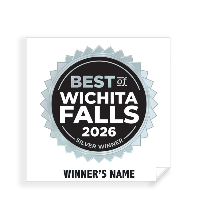 Best of Wichita Falls - Simple Window Clings