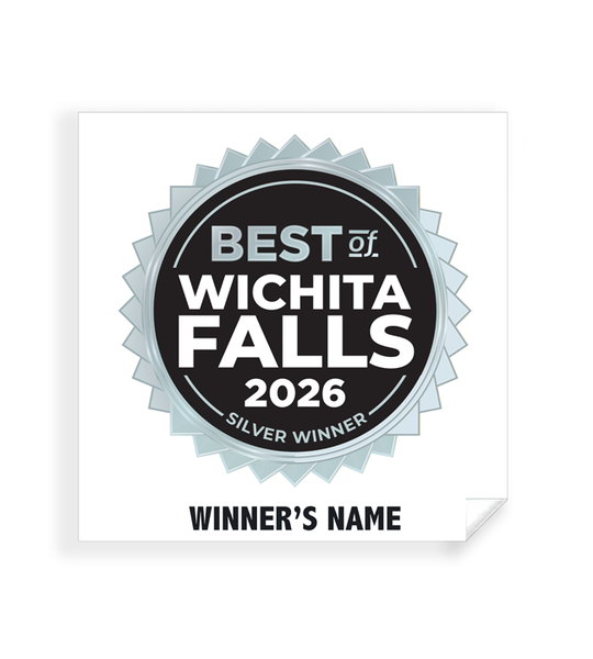Best of Wichita Falls - Simple Window Clings