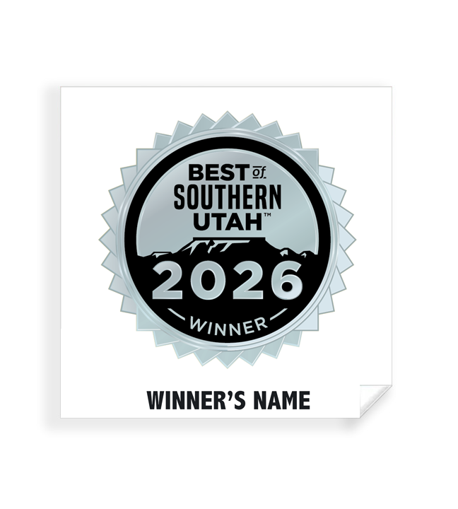 Best of Southern Utah - Simple Window Clings