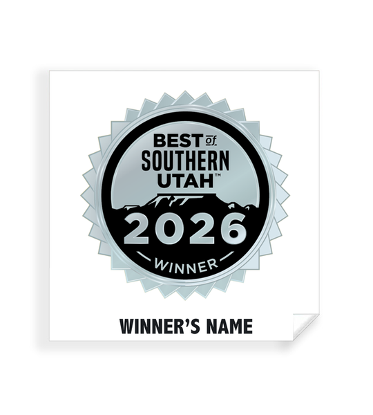 Best of Southern Utah - Simple Window Clings