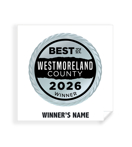 Best of Westmoreland County - Simple Window Clings