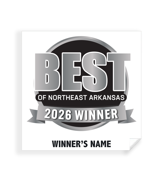Best of Northeast Arkansas - Simple Window Clings