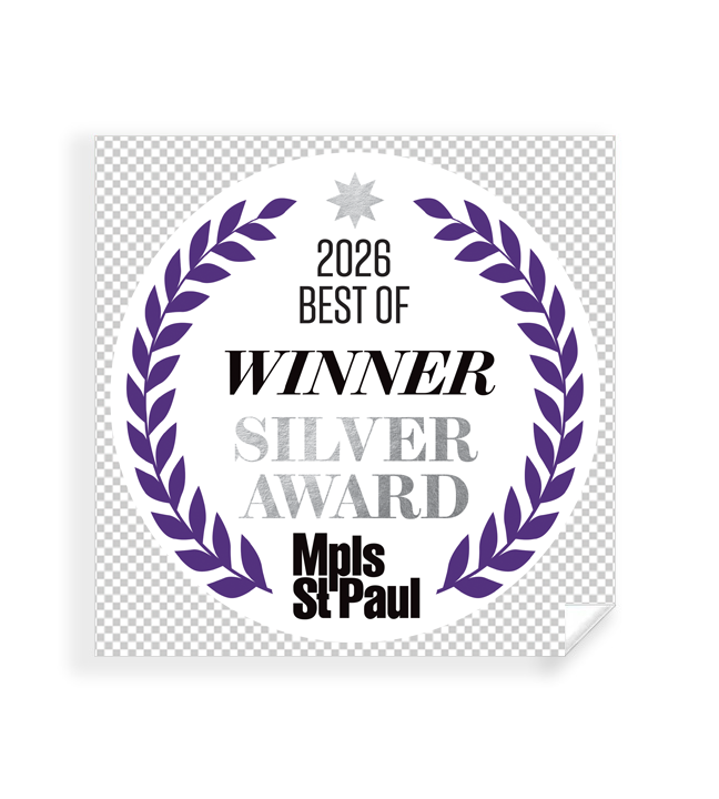 Mpls St. Paul - Best of Twin Cities - Transparent Window Cling