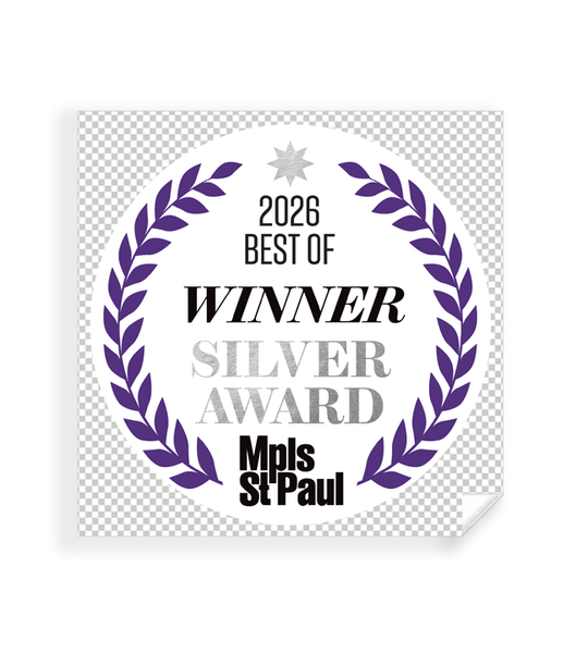 Mpls St. Paul - Best of Twin Cities - Transparent Window Cling