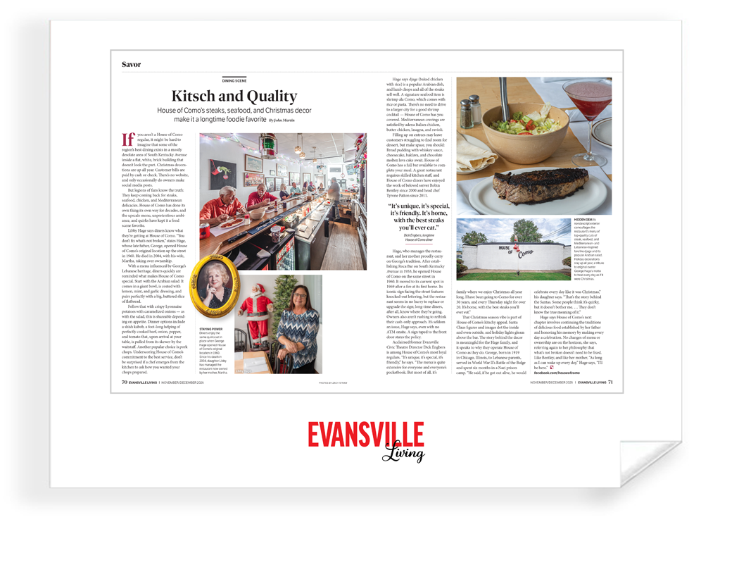 Evansville Living - Editorial Features  - Archival Reprints