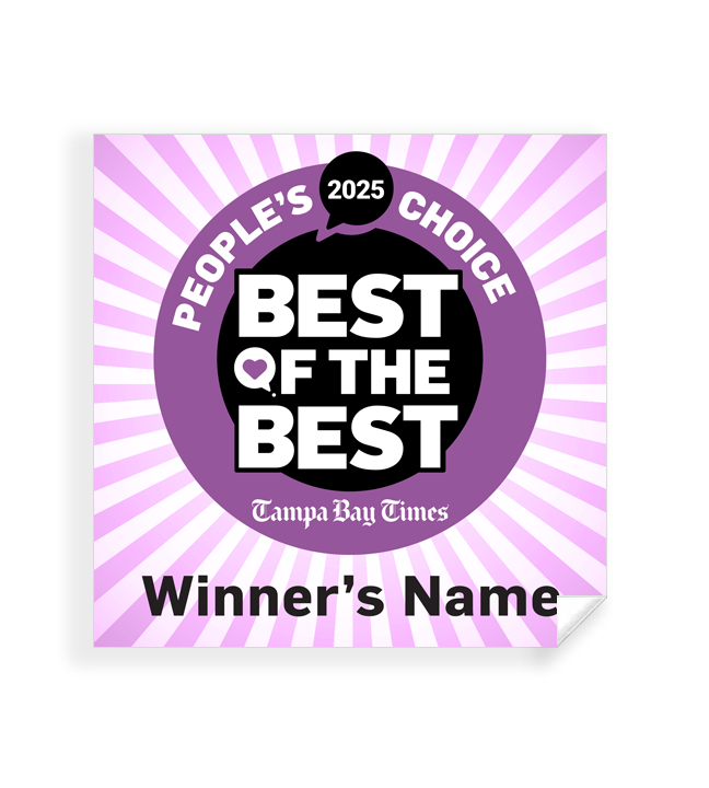 Best Of Tampa Bay Times - Window Cling