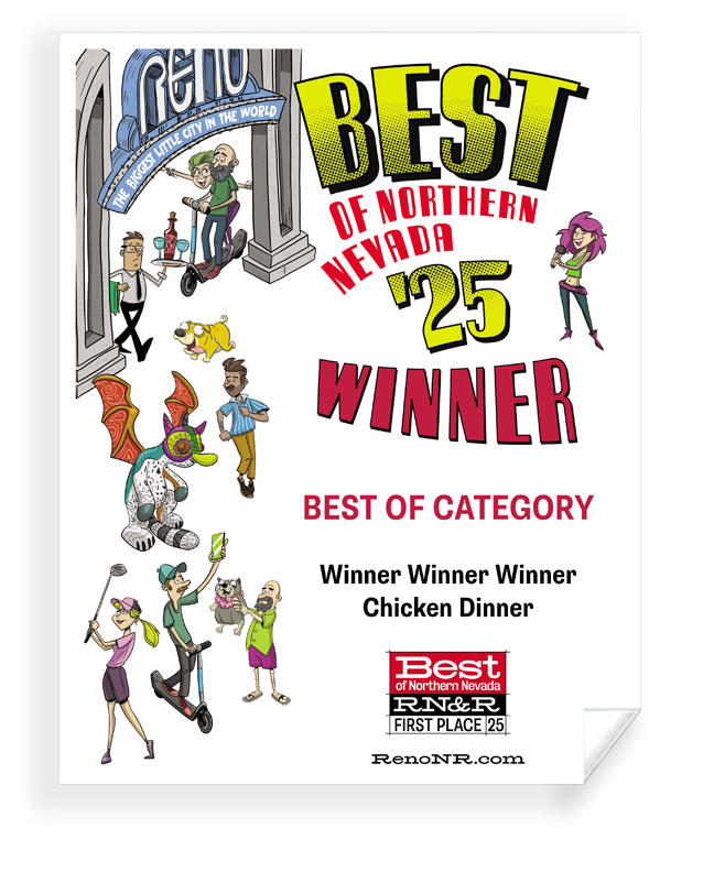 "Best of Northern Nevada" - Award Certificate Print