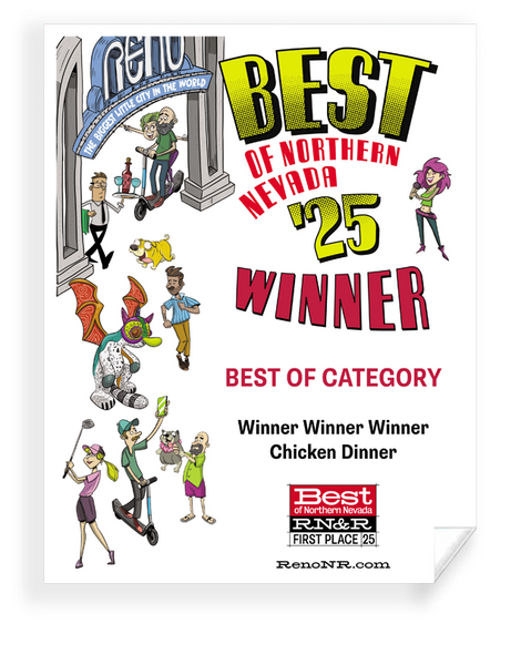 "Best of Northern Nevada" - Award Certificate Print