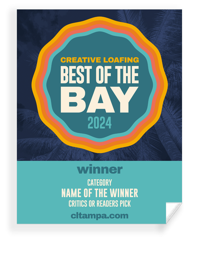 CL Tampa Bay Best of the Bay | Window Decal