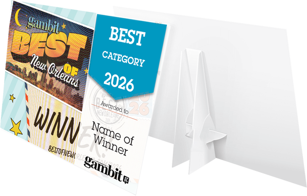 Gambit "Best of New Orleans" Award - Counter Cards