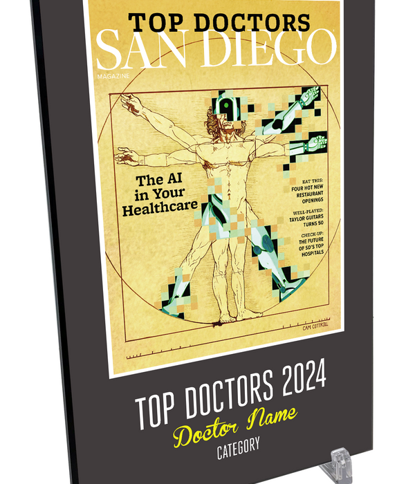 San Diego Magazine "Top Doctors" Award Plaques