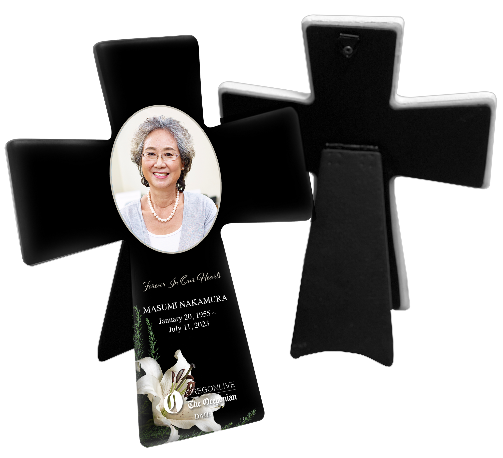 The Oregonian Memorial Ceramic Cross