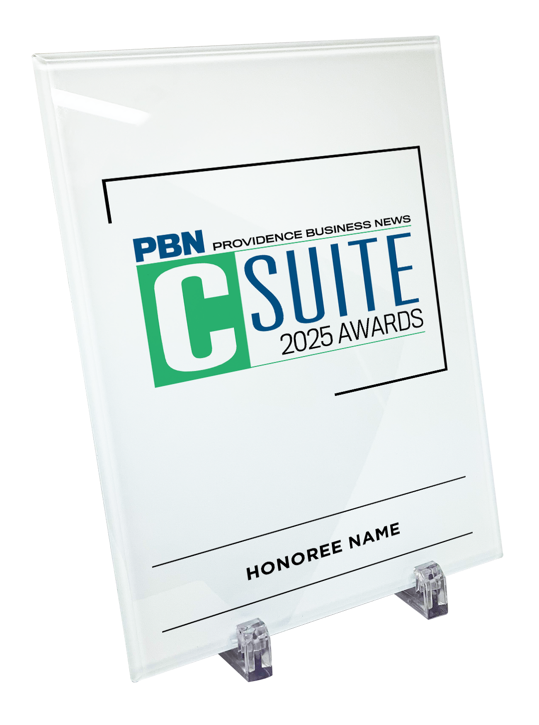 PBN Awards - Logo Only Version - Crystal Glass