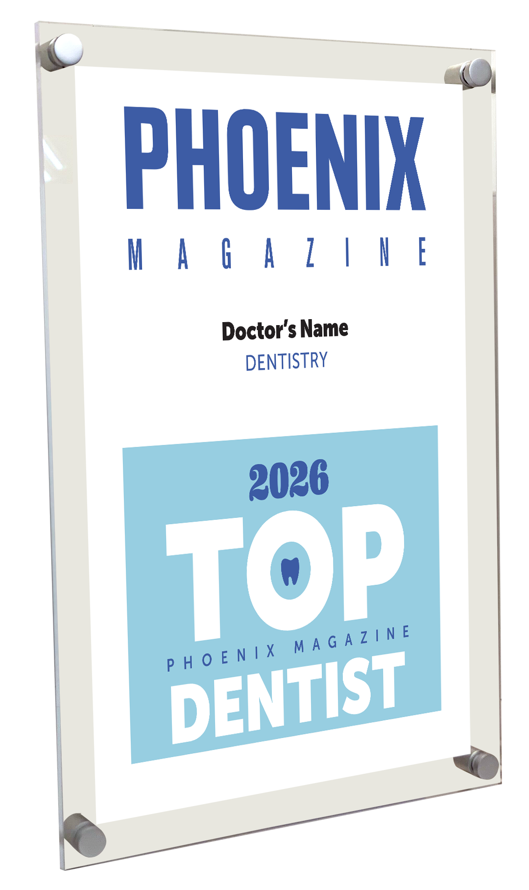 Phoenix Magazine - Acrylic Plaques