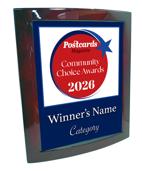 Postcards Magazine - Community Choice Awards - Eclipse Plaque