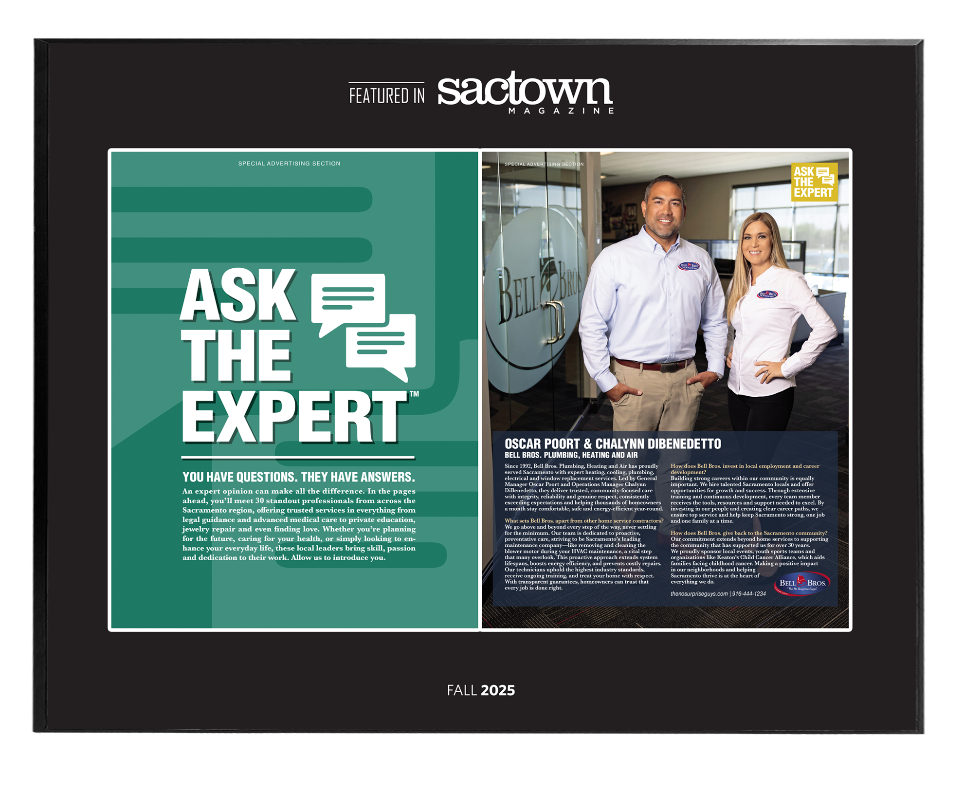 Sactown Magazine - Ask the Experts - Spread Wood Plaques