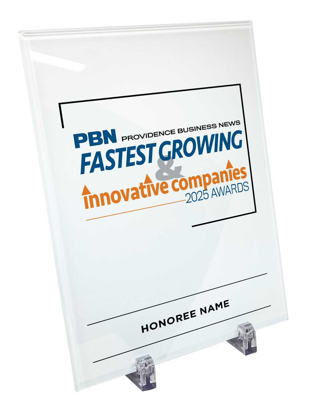 PBN Awards - Logo Only Version - Crystal Glass
