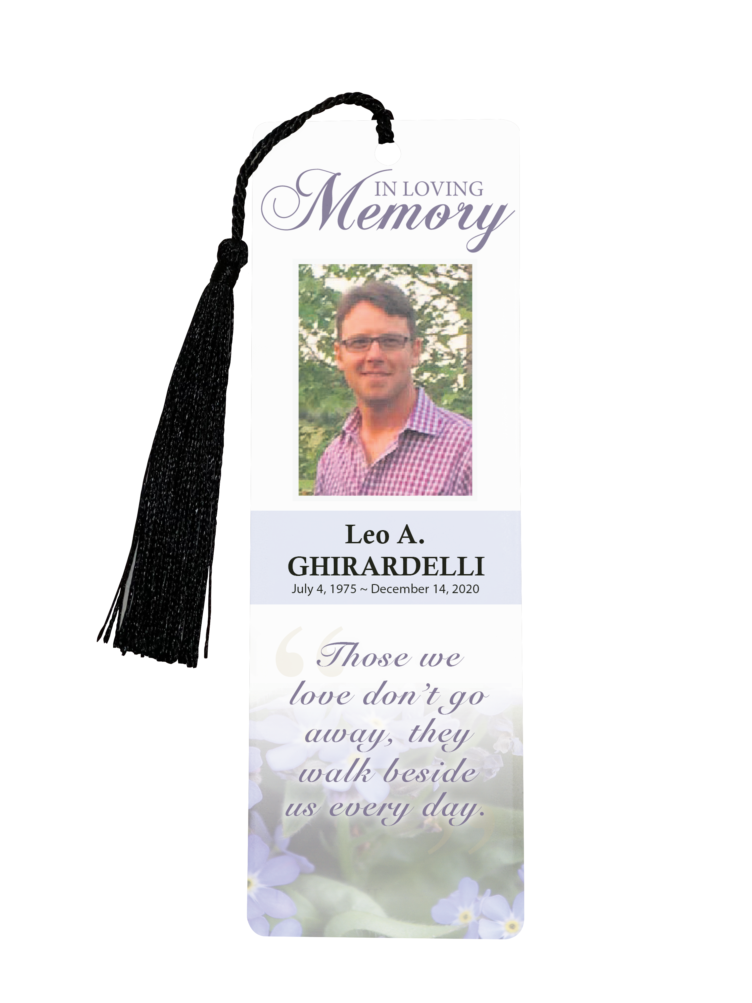 Featured Media Memorial Bookmark