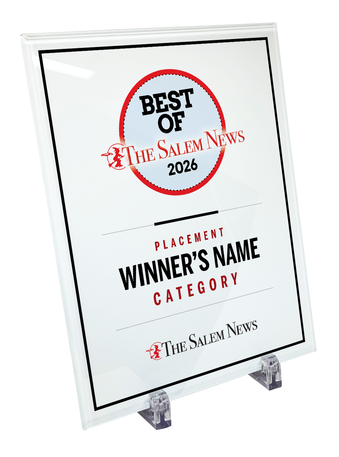 N. Boston Media Group - Best of Awards - Crystal Glass