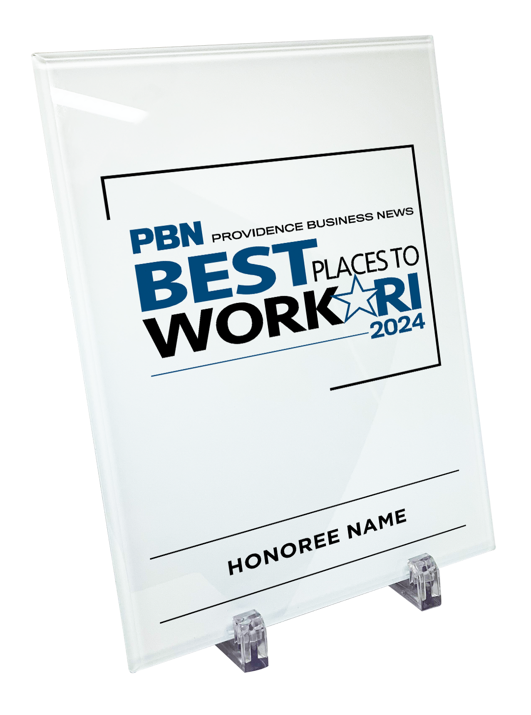 PBN Awards - Logo Only Version - Crystal Glass