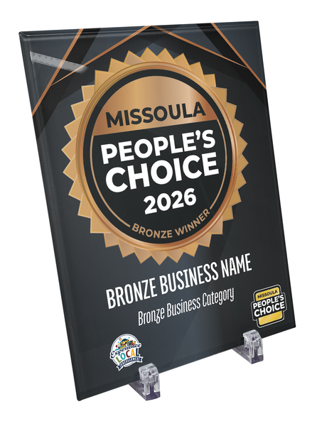 Missoula People's Choice - Crystal Glass