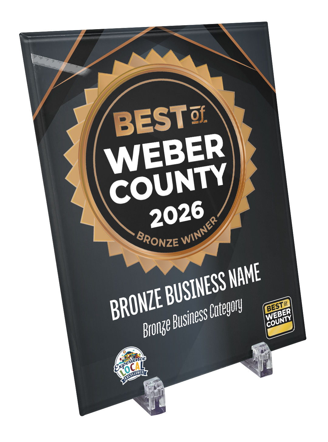 Best of Weber County - Crystal Glass