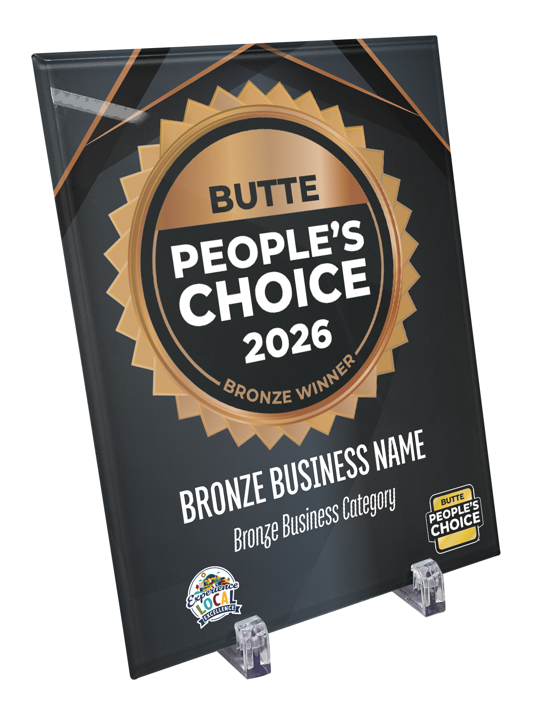 Butte People's Choice - Crystal Glass