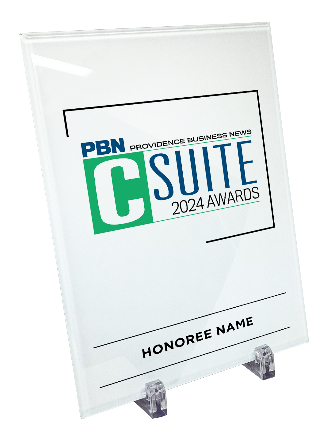 PBN Awards - Logo Only Version - Crystal Glass