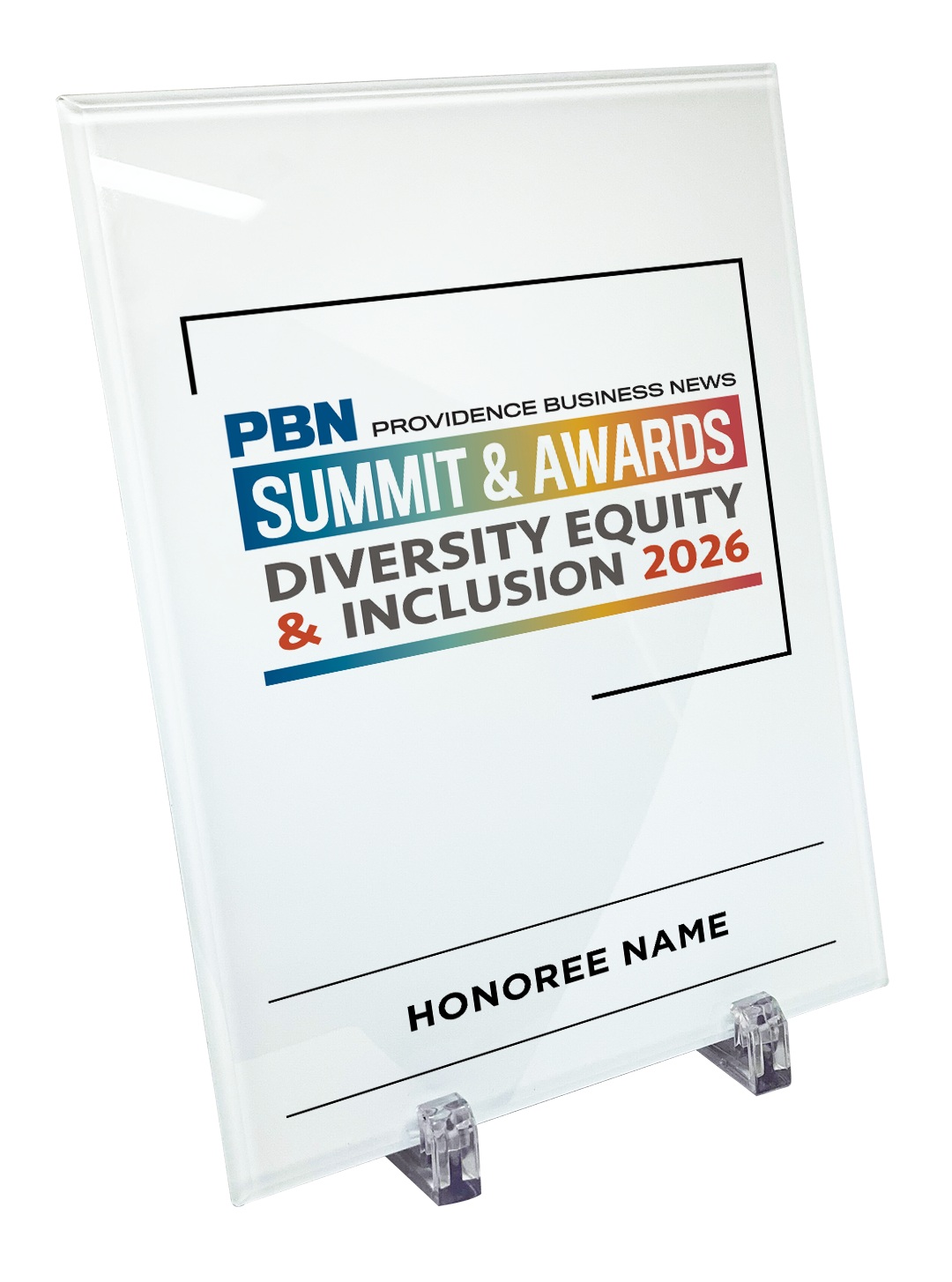 PBN Awards - Logo Only Version - Crystal Glass