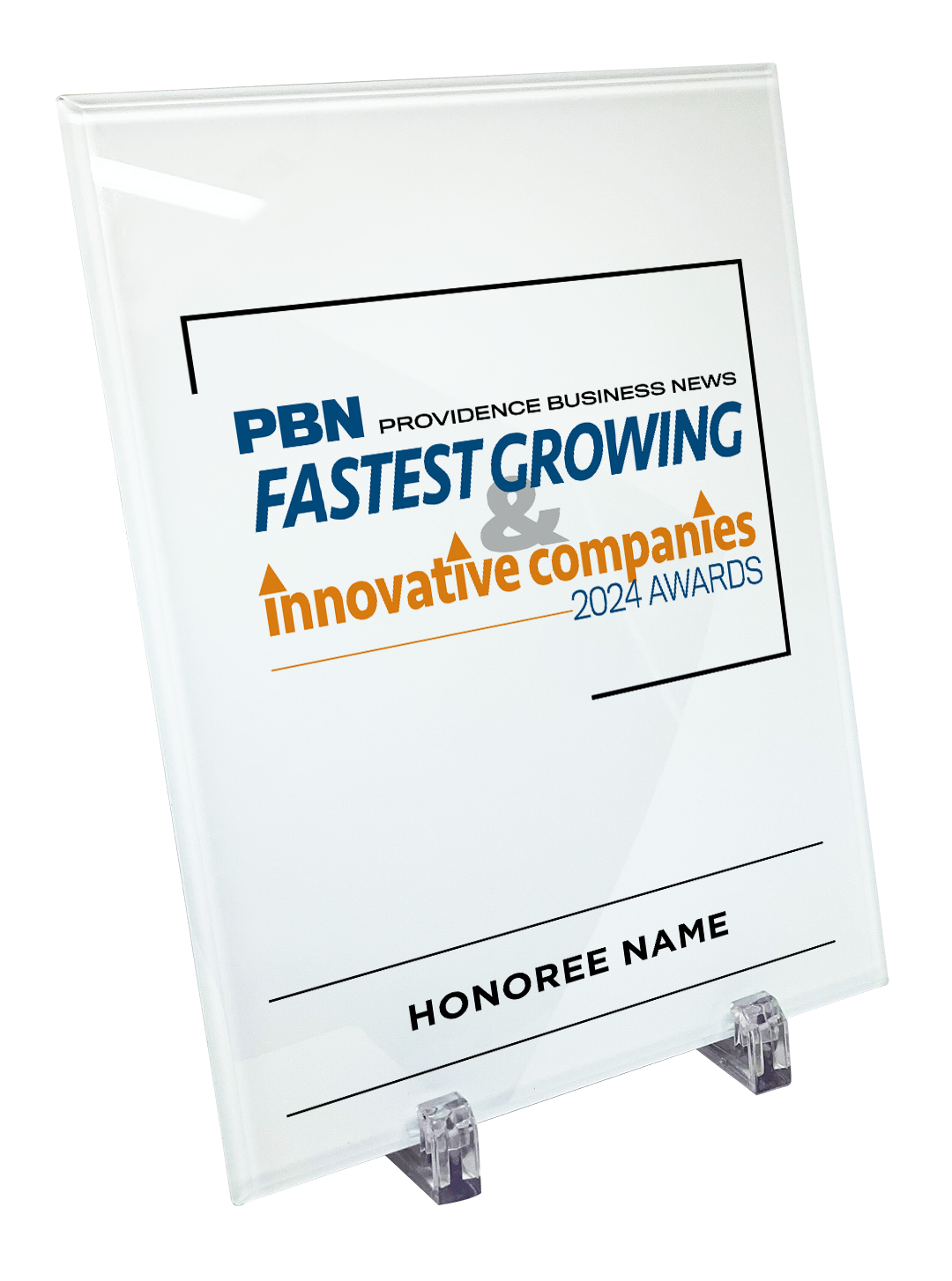 PBN Awards - Logo Only Version - Crystal Glass