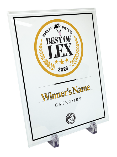 Smiley Pete - Best of Lex - Crystal Glass