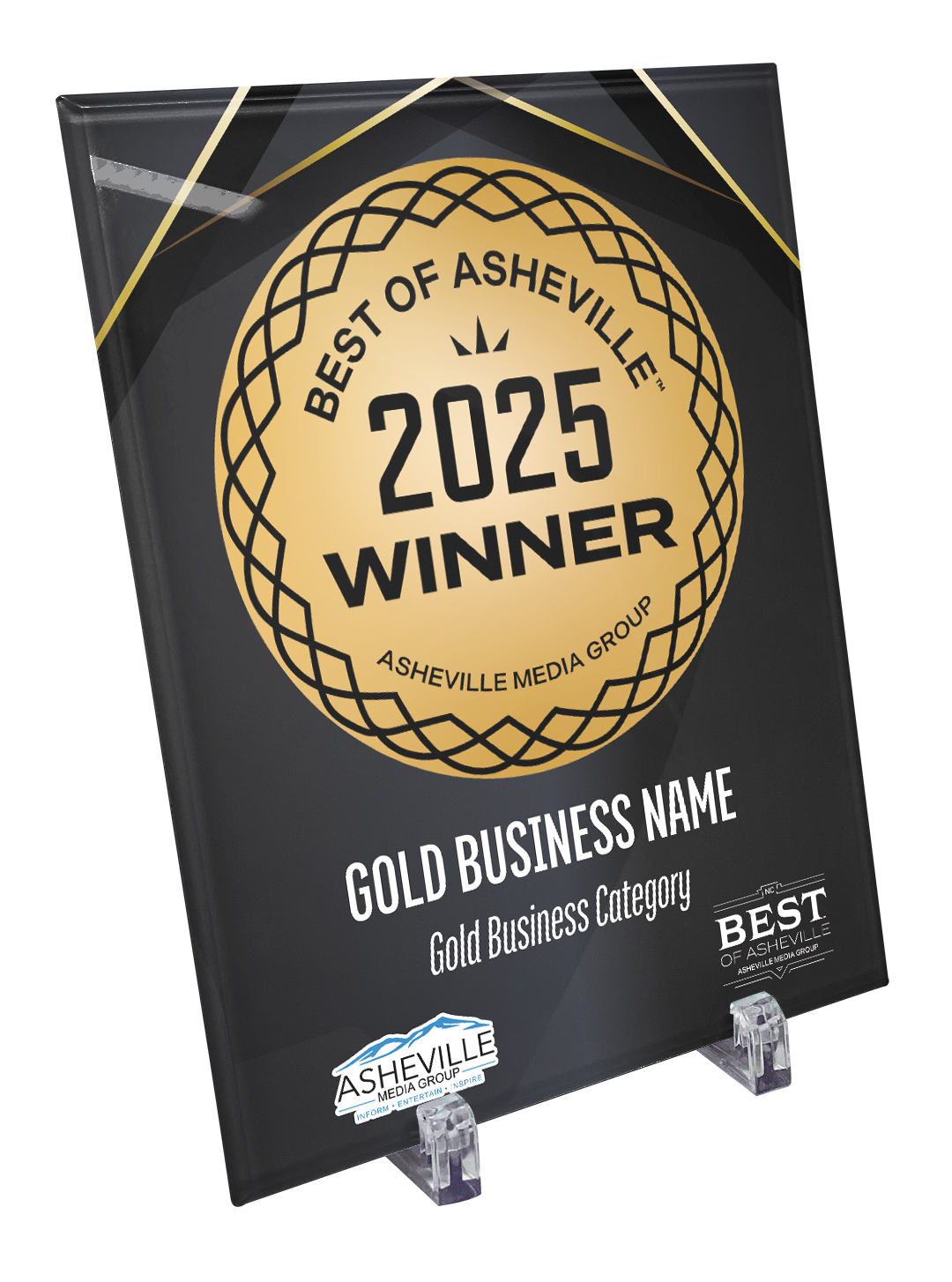 Best of Asheville - Crystal Glass